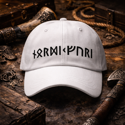 Casquette Viking Runique Nordikfuri – Broderie Premium. Réveille l’esprit du Nord. - Nordikfuri