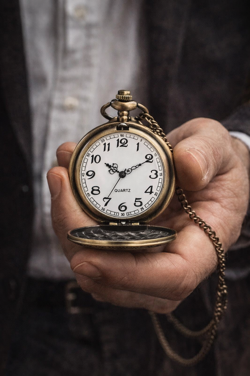 ⏳ Le temps appartient aux guerriers. Porte un symbole chargé de puissance et de mystère.