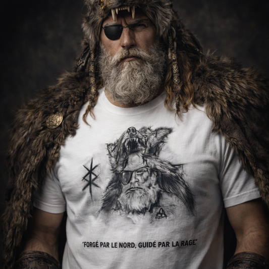T-shirt Viking Forgé par le Nord | Design Guerrier