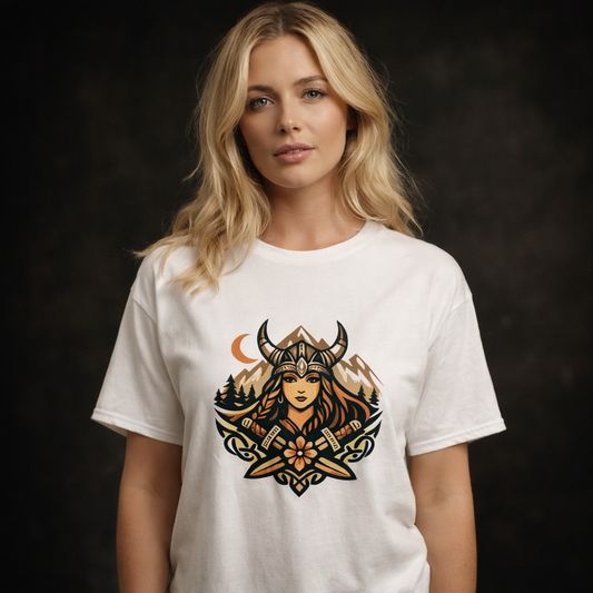 T-shirt Valkyrie Nordique – Force & Esprit Viking