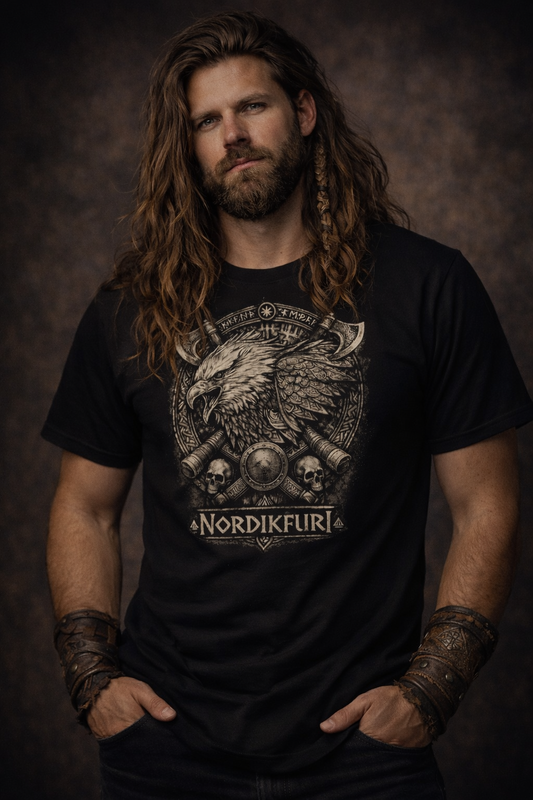 T-shirt Viking Nordikfuri – Puissance du Guerrier Nordique