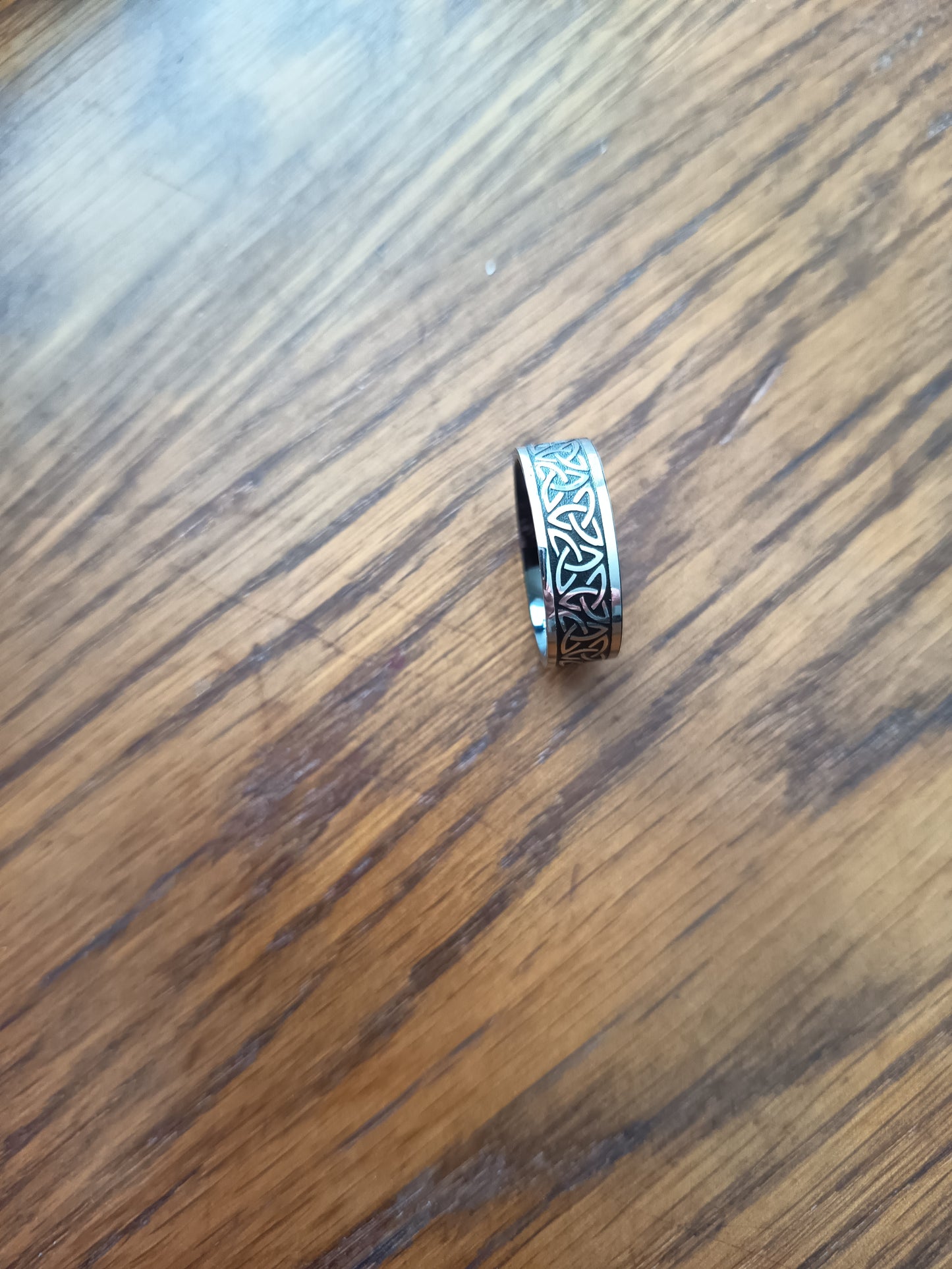 Bague Viking Valknut En Acier Inoxydable Authentique