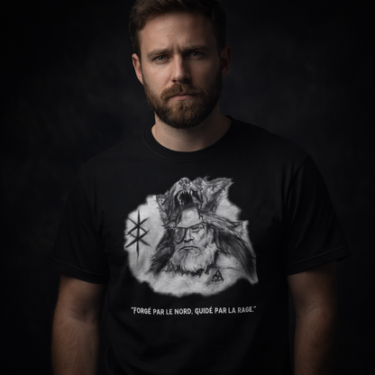 T-shirt Viking Forgé par le Nord | Design Guerrier